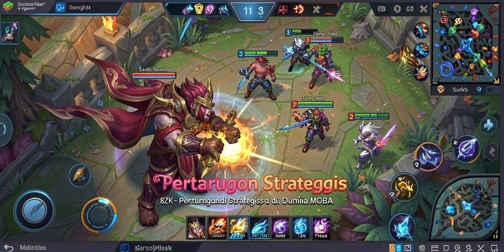 Screenshot gameplay menegangkan di 8ZK dengan karakter yang beraksi.