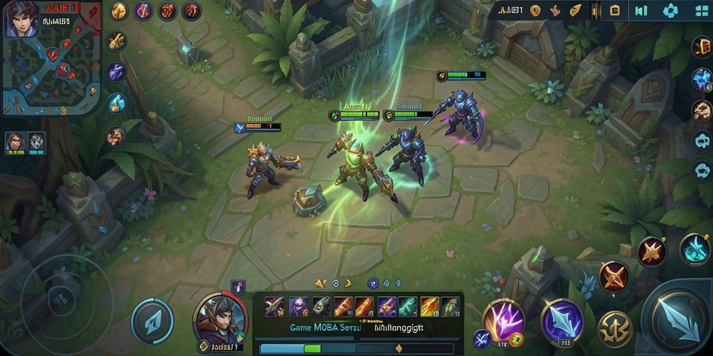 Tampilan gameplay AJAIB11 dengan aksi seru dan karakter menarik.