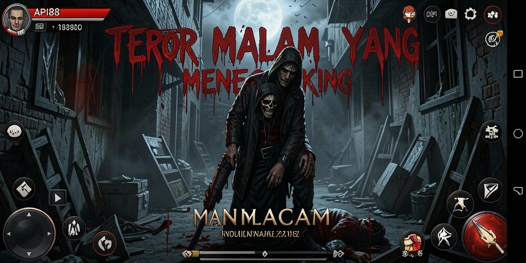 Pengalaman bermain menyeramkan yang penuh ketegangan.