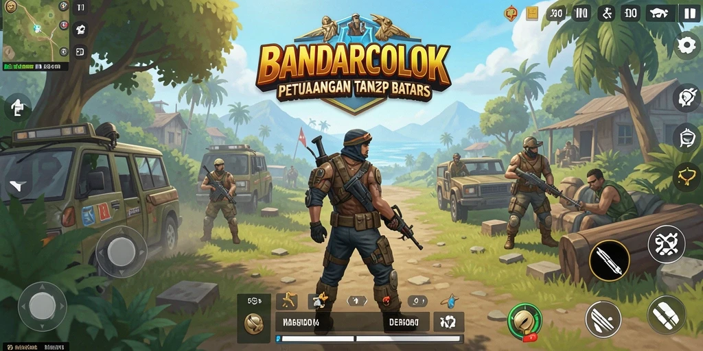 Tampilan menarik dari gameplay BANDARCOLOK di dunia terbuka.