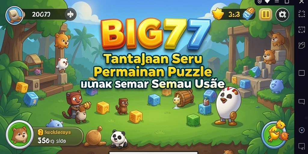 Tampilan gameplay BIG77 yang menantang dan interaktif.
