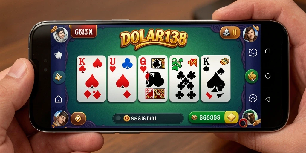 Screenshot menunjukkan gameplay seru DOLAR138 dalam permainan Domino.