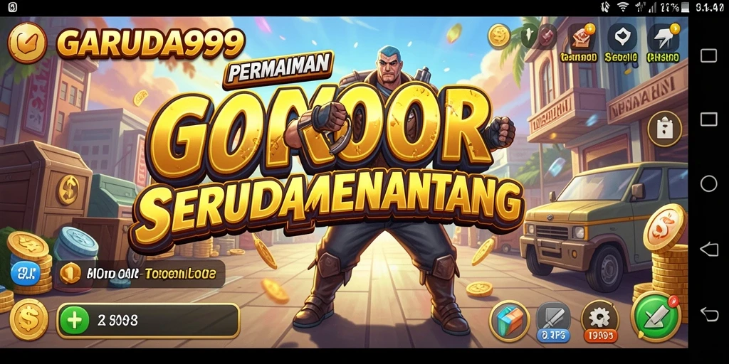 Screenshot permainan GARUDA999 menampilkan pengalaman membangun bisnis yang seru.