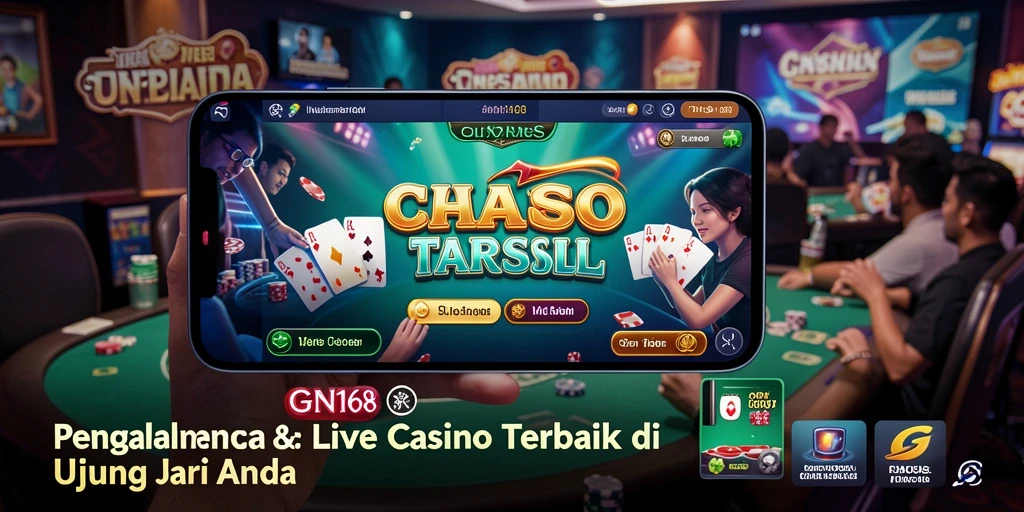 Tampilan mengesankan gameplay Live Casino di GN168.