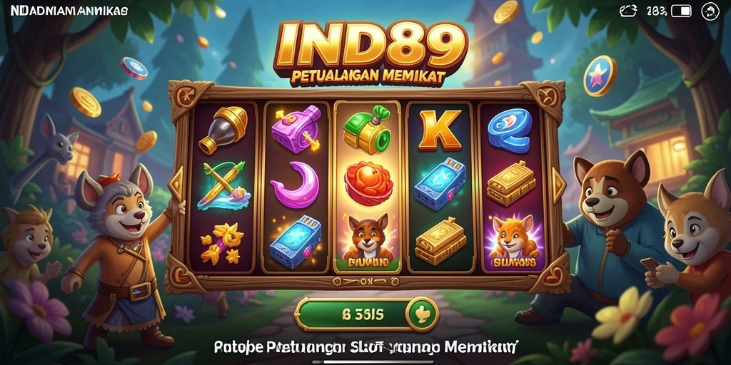 Tangkapan layar gameplay IND89 menampilkan slot yang penuh warna dan menarik.