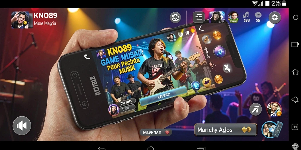 Tampilan gameplay KNO89 dengan berbagai lagu menarik.