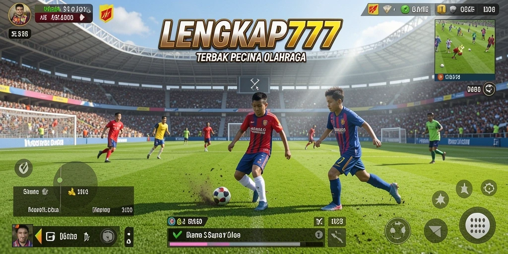 Tampilan utama gameplay LENGKAP777 yang penuh aksi dan seru.
