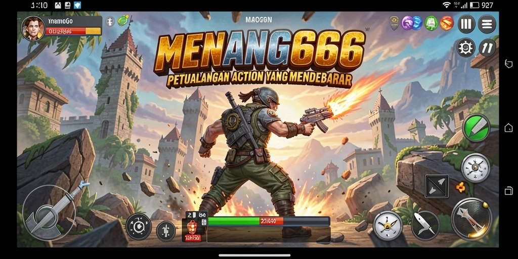 Tampilan intens dari gameplay aksi MENANG666 yang menegangkan.