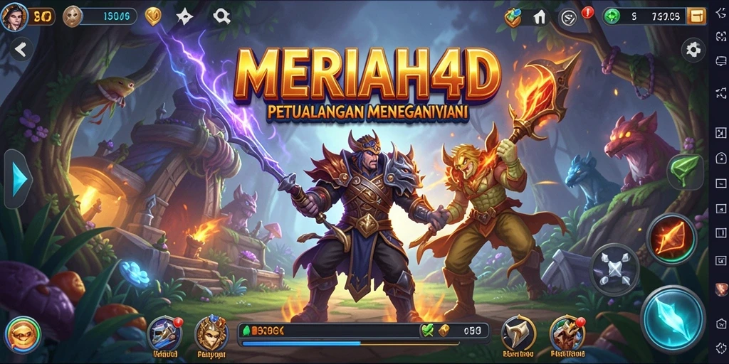 Tampilan utama gameplay MERIAH4D yang mendebarkan dan penuh petualangan.