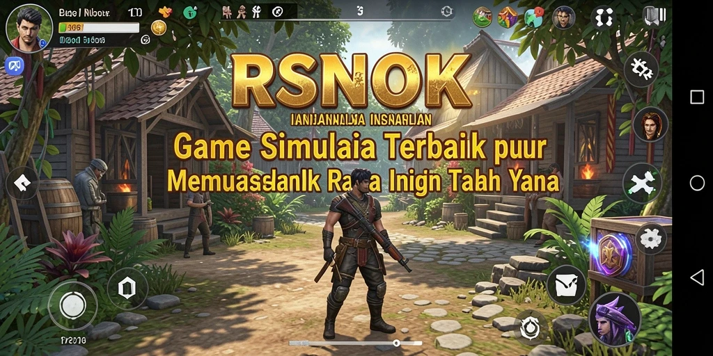 Tampilan gameplay RSNOK yang interaktif dan menarik.