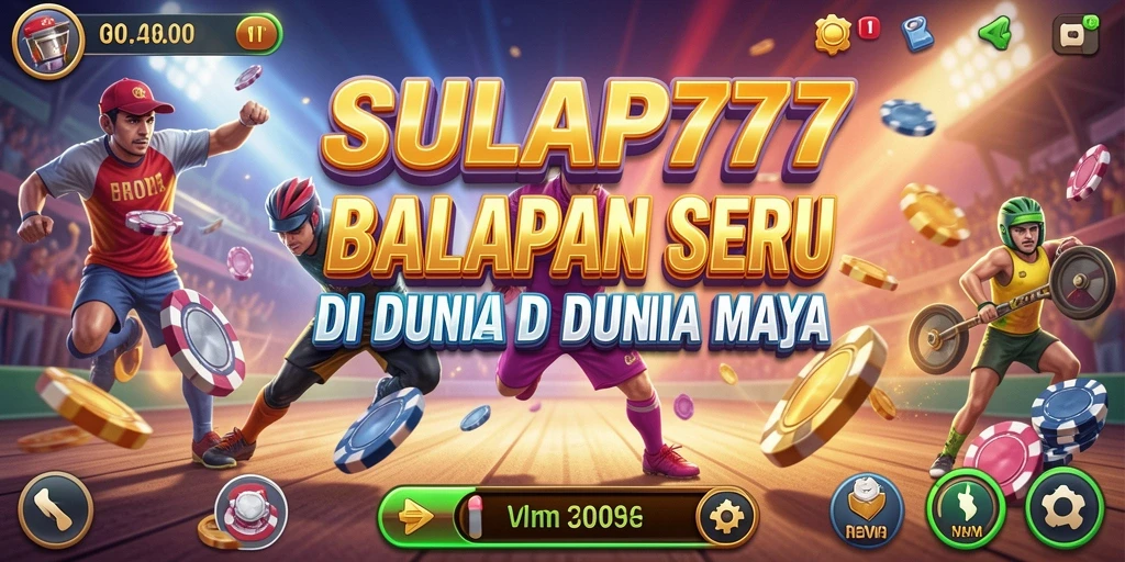 Screenshot SULAP777 menampilkan aksi balapan yang intens dan mendebarkan.