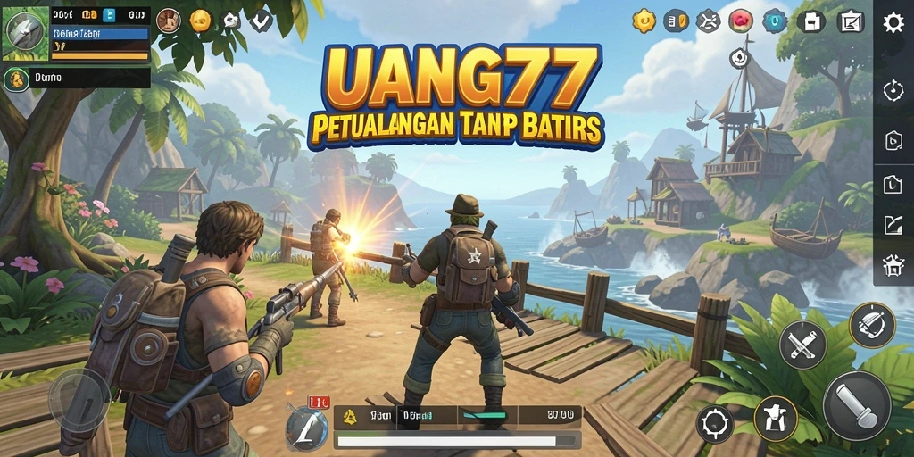 Tampilan gameplay <strong>UANG77</strong> yang menakjubkan di dunia Open World.