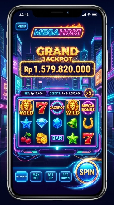 Proses pengunduhan aplikasi di megahoki yang cepat dan efisien.